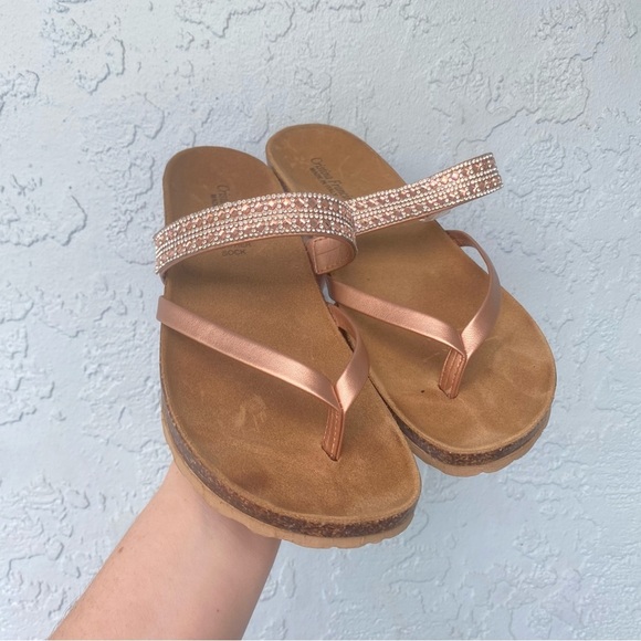 Cristina Francine Sandals with Braided Straps and Thong Design made in Italy - Picture 1 of 8